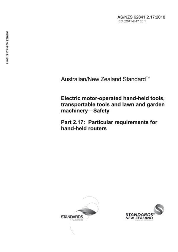 AS/NZS 62841.2.17:2018 PDF