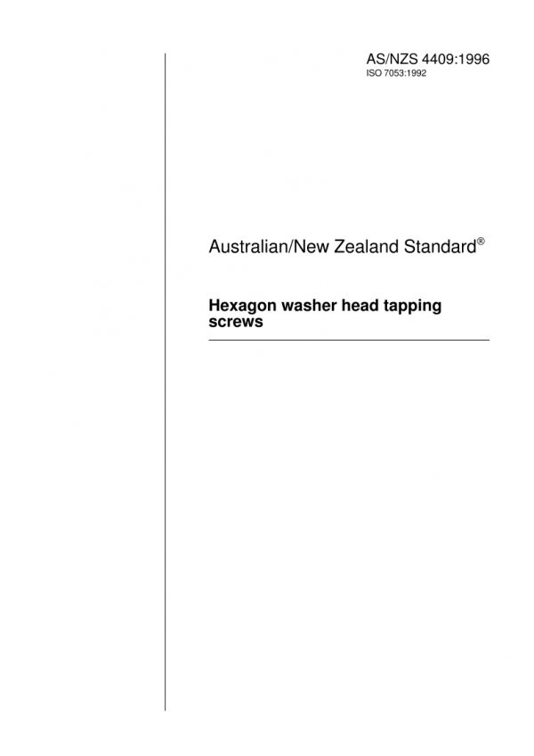 AS/NZS 4409:1996 PDF