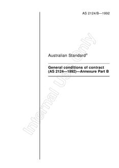 AS 2124 B-1992 PDF - Australia Standards Download