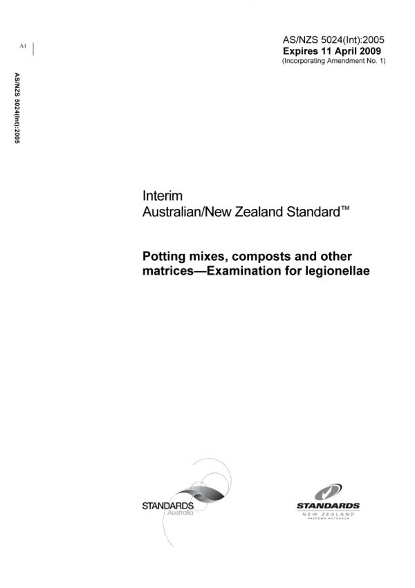 AS/NZS 5024(INT):2005 PDF